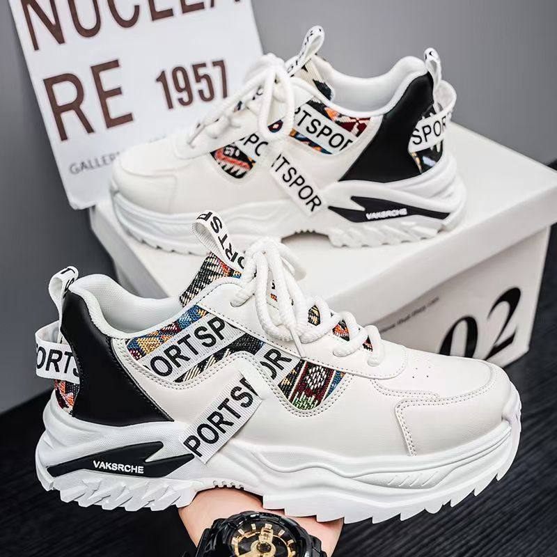 Men Casual Shoes New Design Sense Vintage Style Shoes Fashionable Trendy Outdoor khaki green Low-Top Board Shoes Free Shipping