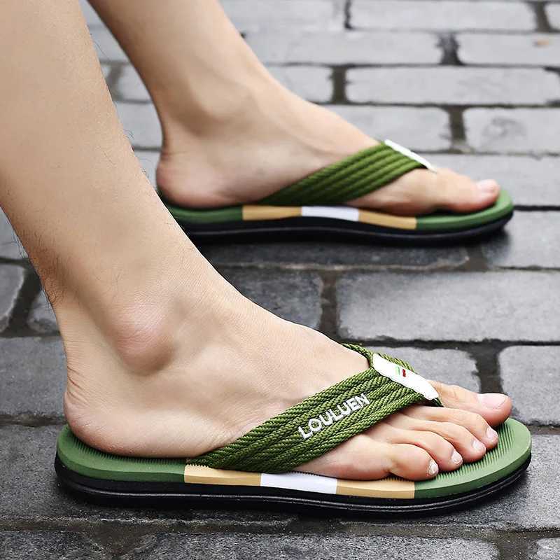 Summer Light Mens Flip up Mens Beach Home Chanclas Slipper Flip up Indoor Infra to Uomo Japki H289XJ250326