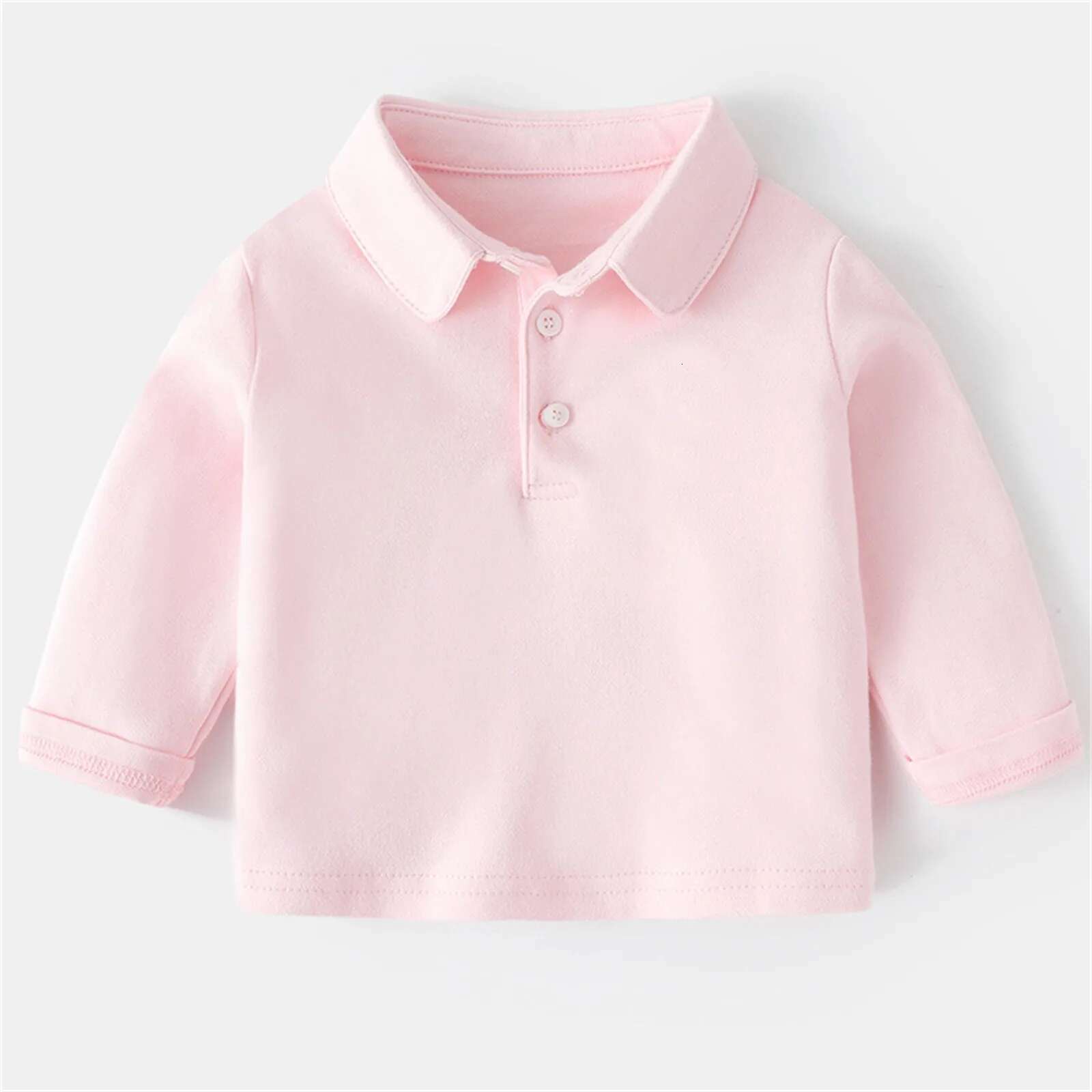 Ddmyshoesvip Years Kids Infant Toddler Baby Boys Girls Solid Color Long Sleeve Shirt Blouse Tops Autumn Outfits Clothes T Shirts