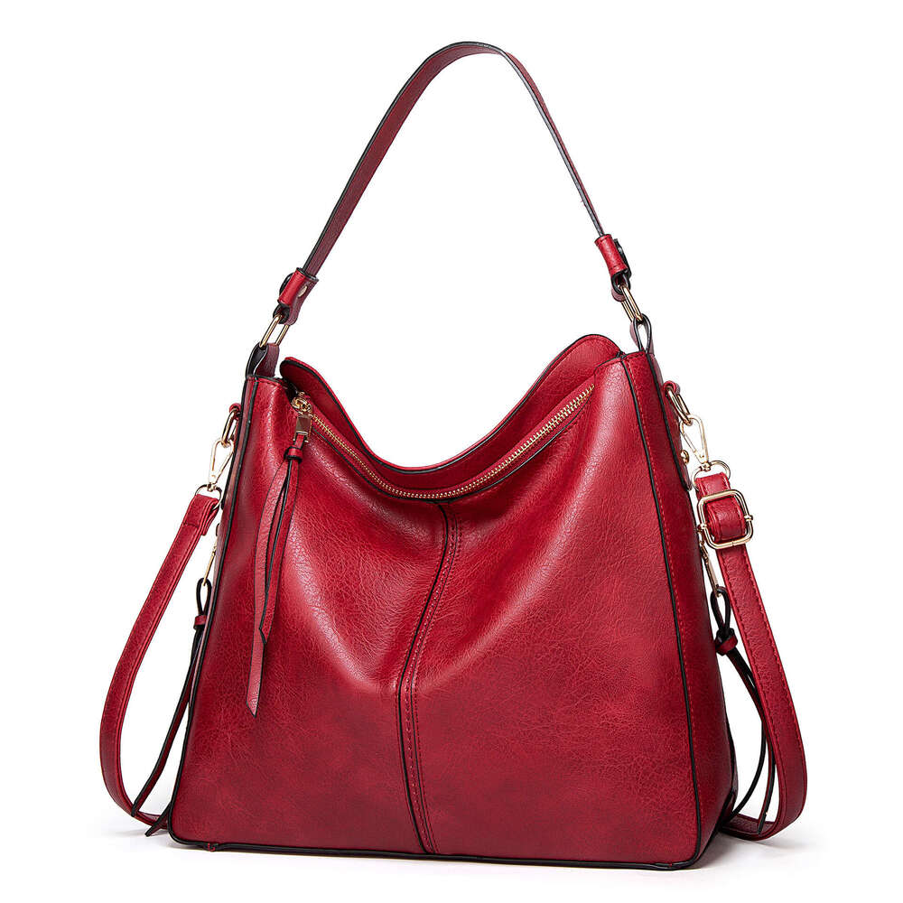 65 Bags Shiling Autumn New Handbag, Single Shoulder Crossbody PU Women's Tote Bag, Large Capacity Bag