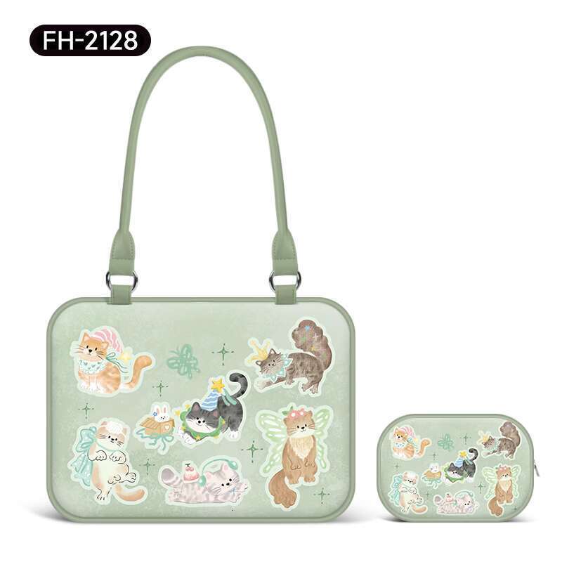 Laptop bag for women, illustrated cartoon butterfly computer handbag, new handheld suitable for Apple 15