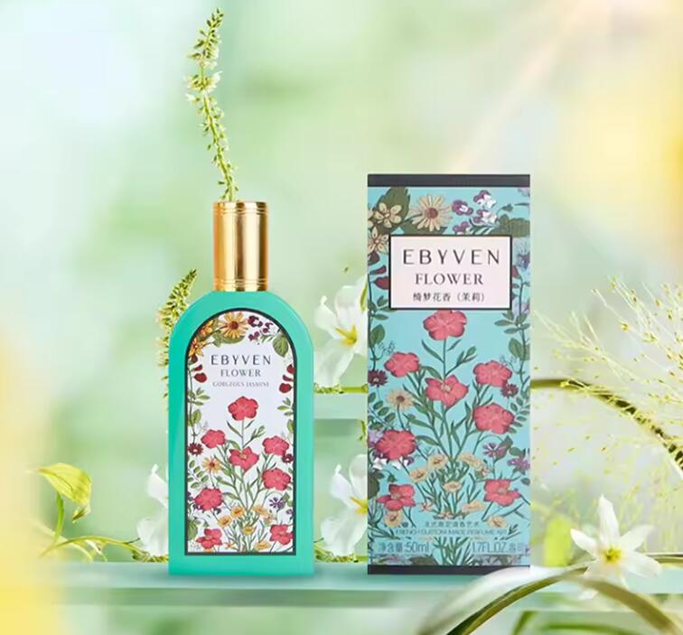 Brand Floral Fragrance 50ml Gardenia Jasmine Lavender Women's Perfume Lasting Fresh Natural Light Fragrance