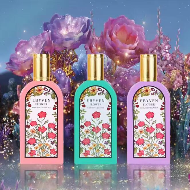 Brand Floral Fragrance 50ml Gardenia Jasmine Lavender Women's Perfume Lasting Fresh Natural Light Fragrance