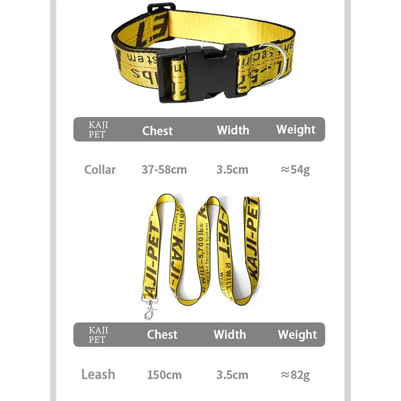 Adjustable nylon pet dog collar and belt Durabl dog collar small and medium-sized non pull dog collar and belt X250326