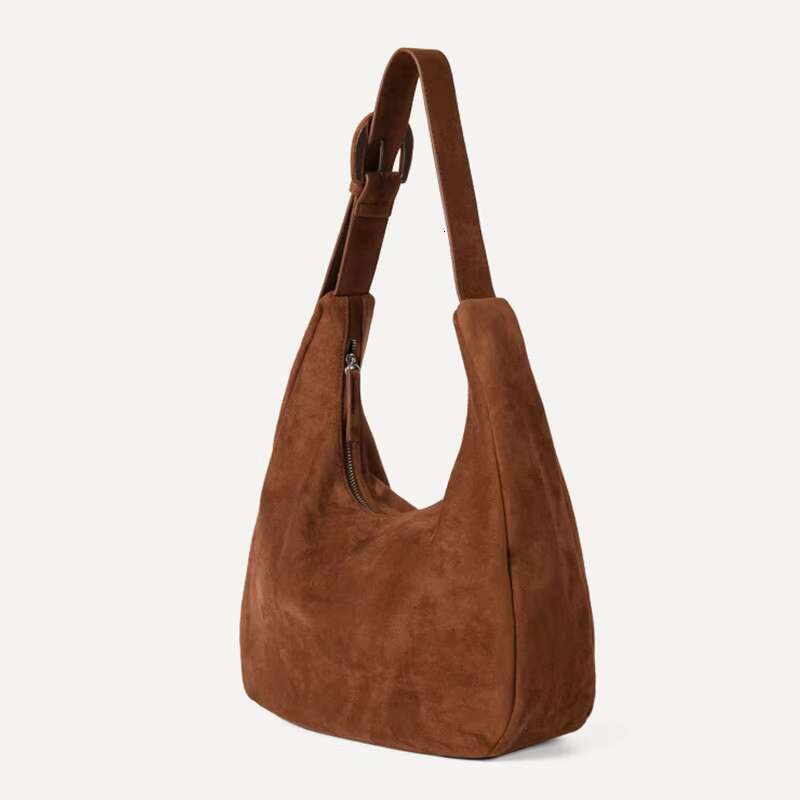 High quality new oversized trendy shoulder bag, women's handbag, suede handbag