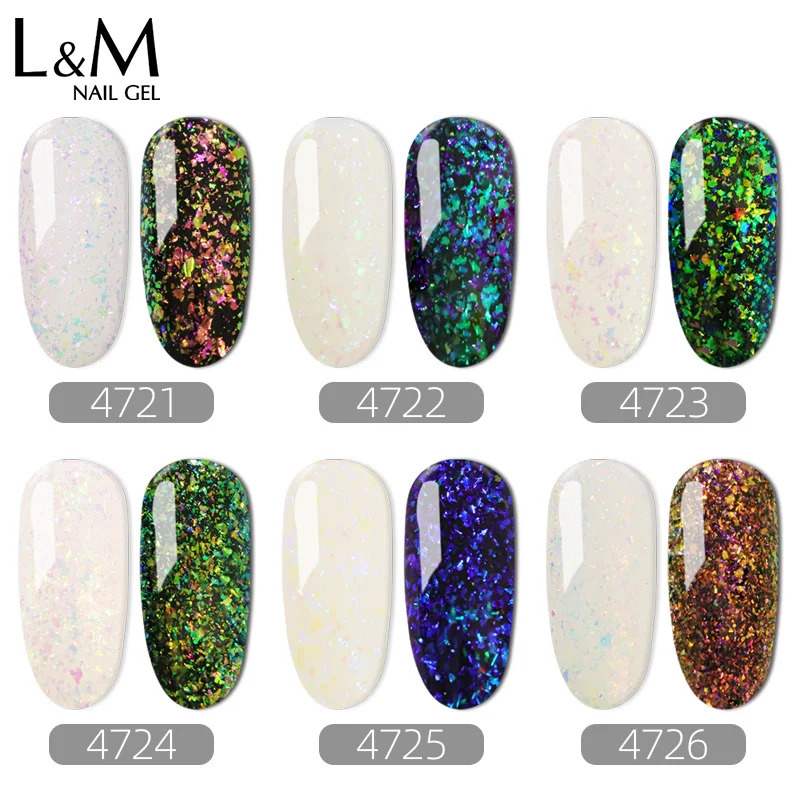 3 pcs/lot ibdgel Galaxy Shadow nail polish Soak Off UV LED Long Lasting Fast Dry Nails Glitter Gel 250326