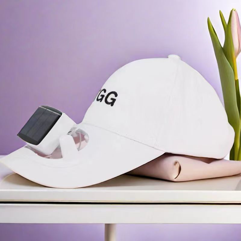 Solar Fan Cap Hats Ball Caps Fashion Accessories Solar Energy Power Sun Protection High Quality Summer Sunhat Unisex Fans