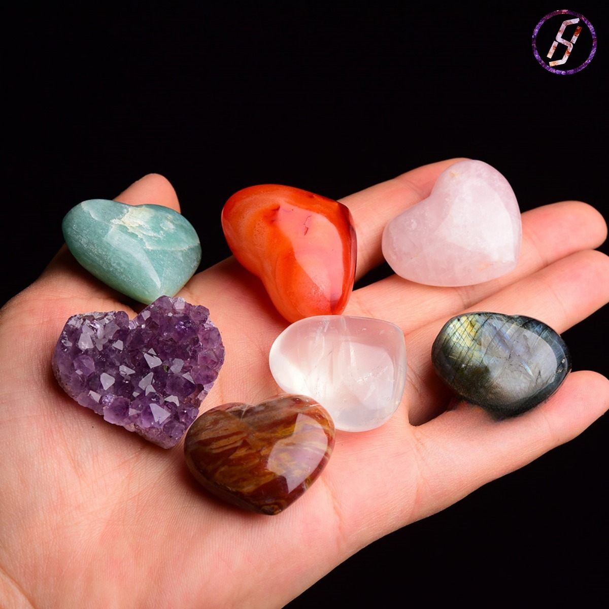 7 Chakra Healing Stones Set Natural Crystals for Energy Balance and Meditation Natural Crystal Gift for Meditation Certified Metaphysical Jewelry Manu