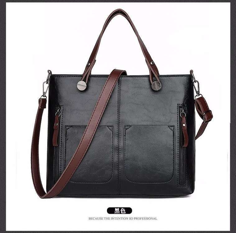 1c PU handbag classic versatile single shoulder crossbody large capacity women's bag