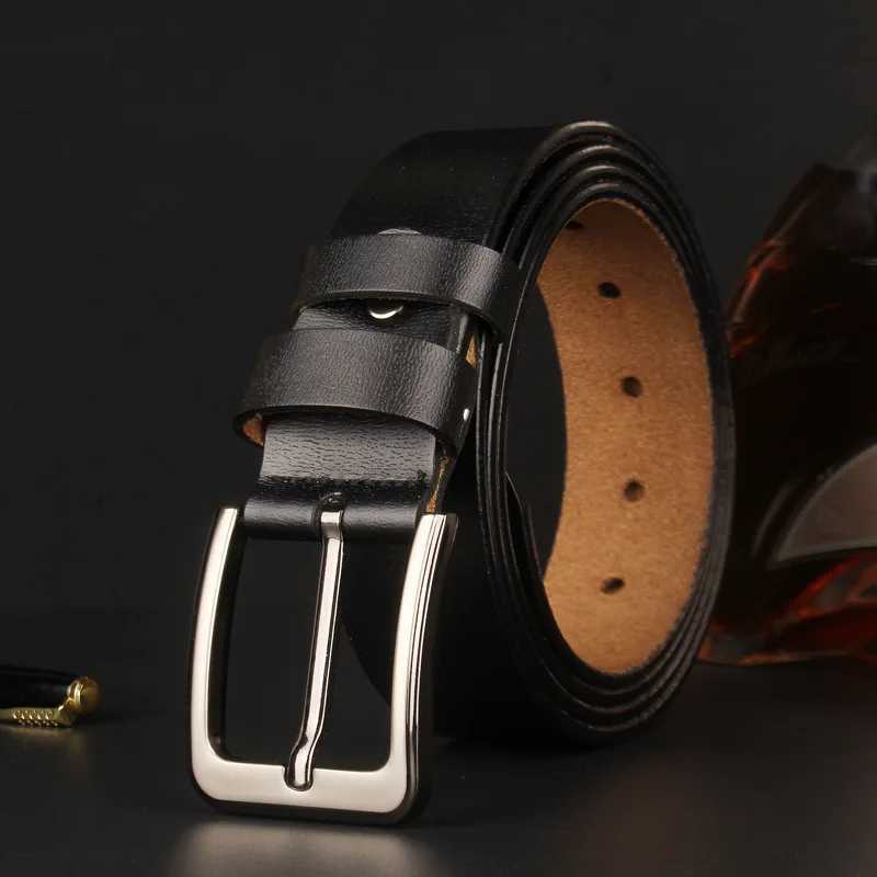 CEXIKA 130 140 150 160 170cm genuine leather belt suitable for men high-quality Plus long size pin buckle waist belt W250326
