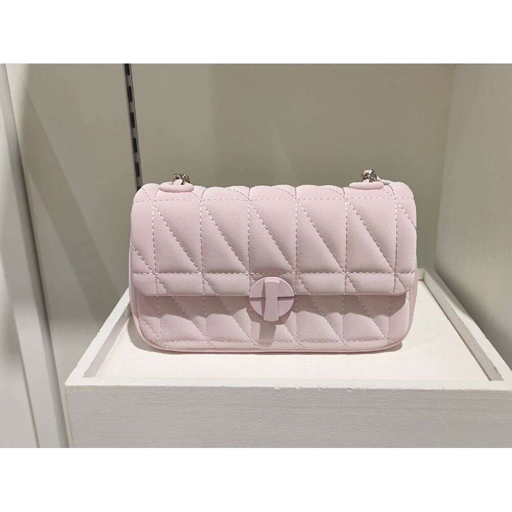 2025 Spring/Summer New High Quality Texture Women's Diamond Grid Chain Single Underarm Bag, Versatile Cross Shoulder Small Square Bag