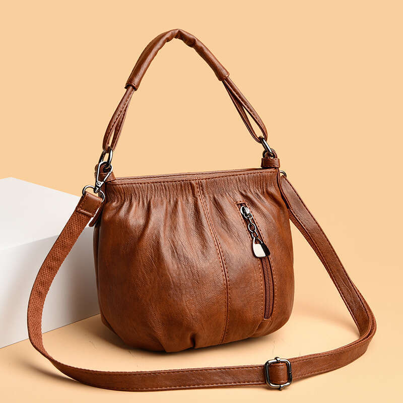 Women's 2025 new fashion women's handbag shoulder multi-layer large capacity crossbody bag