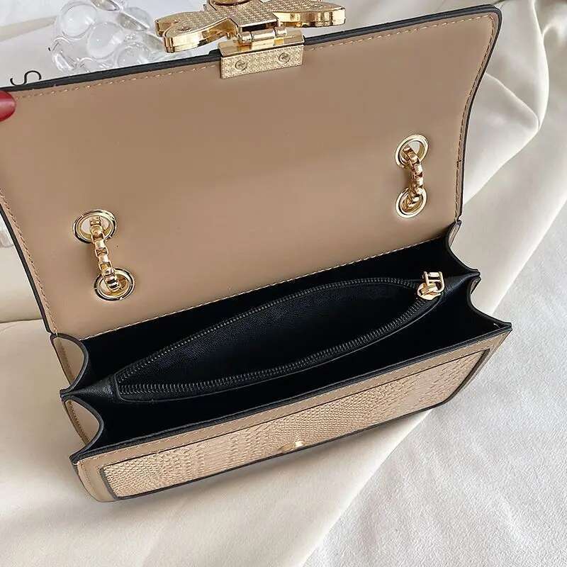 Handbags For Women Crossbody Bags Bee Lock Tote Casual Brand Crocodile Print Leather Handbag Ladies Bag