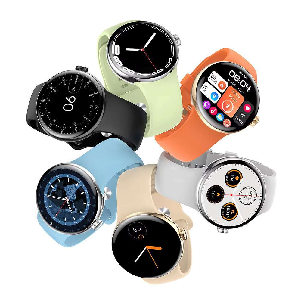 Google Pixel in Stock Smartwatch LA24 NFC BT Calg Voice Control Always Display Amoled Smart Watch