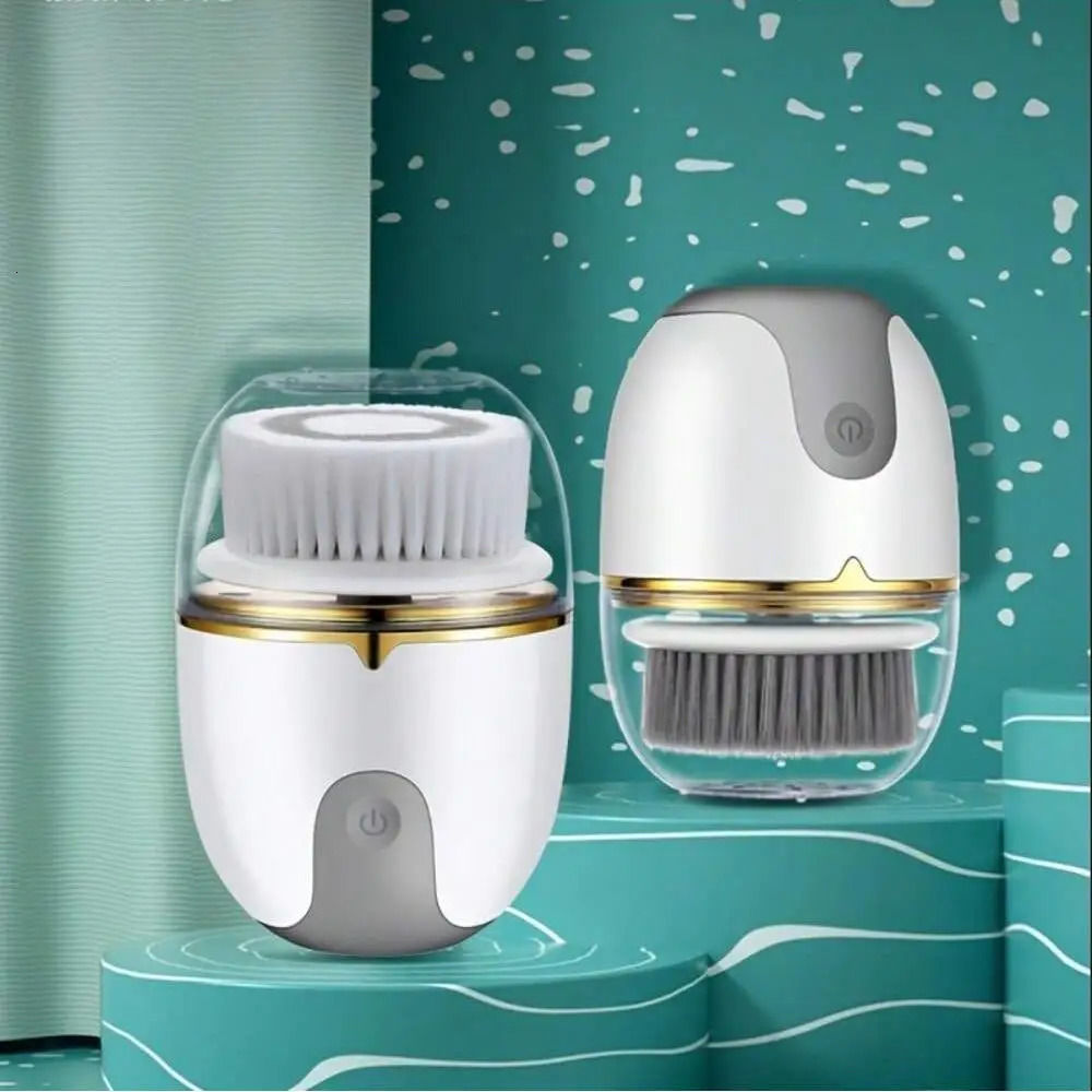 Electric Cleanser Waterproof Facial Cleansing Brush with 3 Heads/2 ModesBeauty Appliances for Exfoliating CleansingMassaging 250321