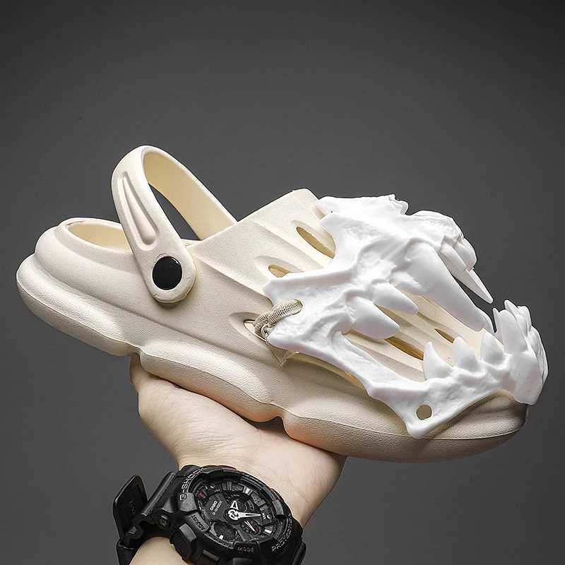 N slider family slider womens slider cloud Y2K indoor summer soft sandals skull flip mens Dem thick tabletXJ250326