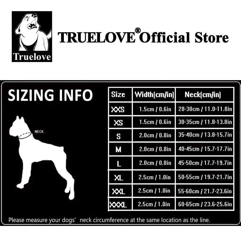 Truelove Adjustable Mesh Pad Pet 3M Reflective Nylon Dog Collar Durable Y250325