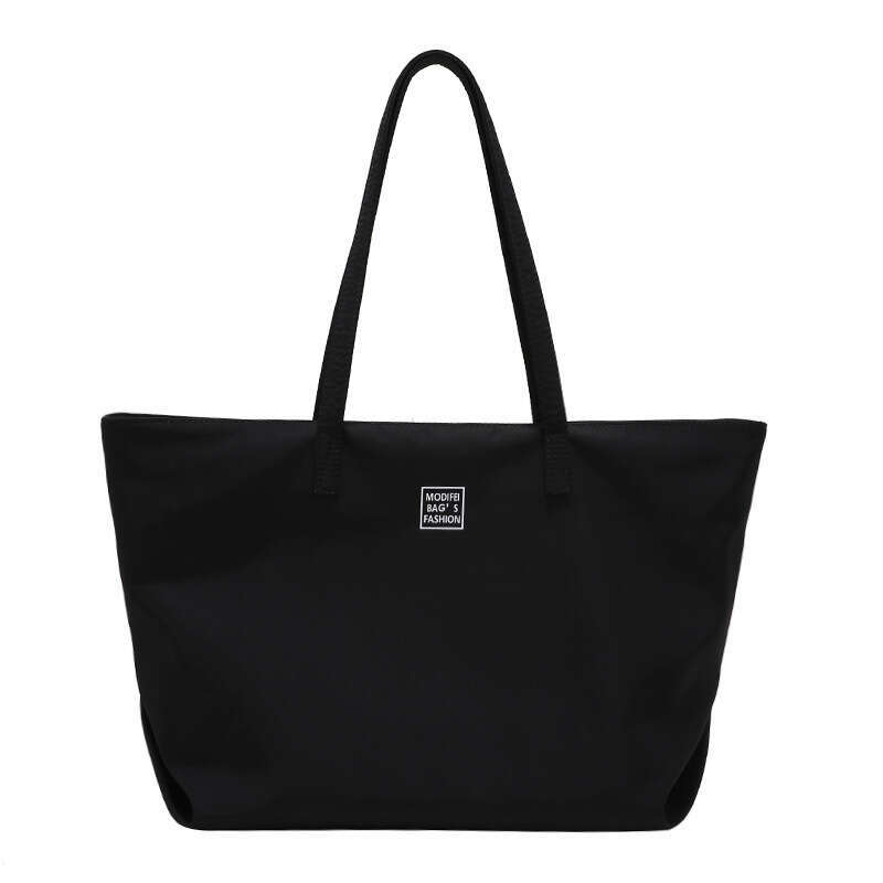 Classroom Commuter Tote Canvas Waterproof Nylon Big Leisure Women's Large Capacity Shoulder Bag