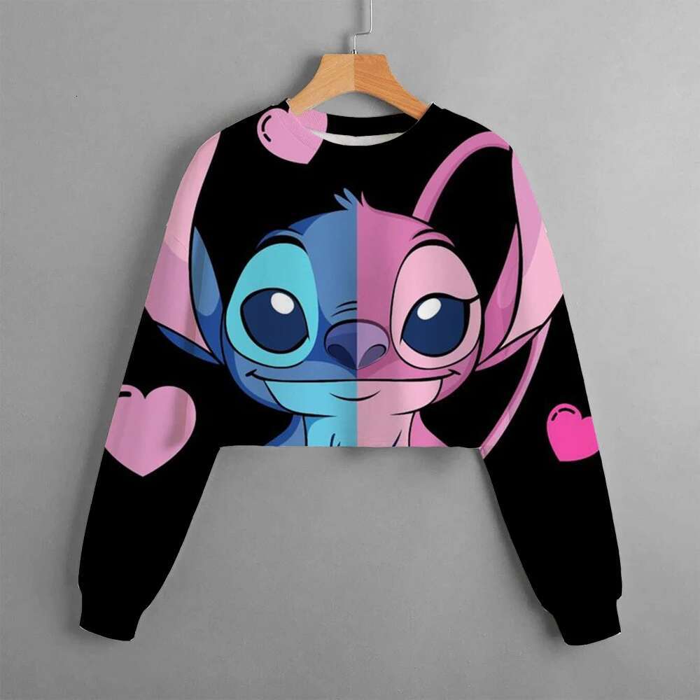 Ddmyshoesvip Casual New Spring Autumn Classic Children S Clothing Print Girls Short Hoodie Sweater Comfortable And Cute Top