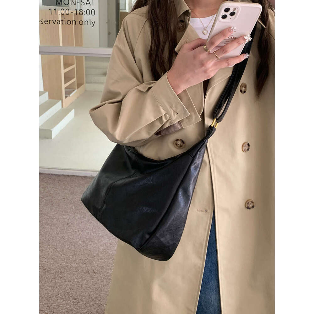 Maillard Crossbody for Women 2025 New Trendy Korean Edition Tote Versatile Large Capacity Shoulder Bag