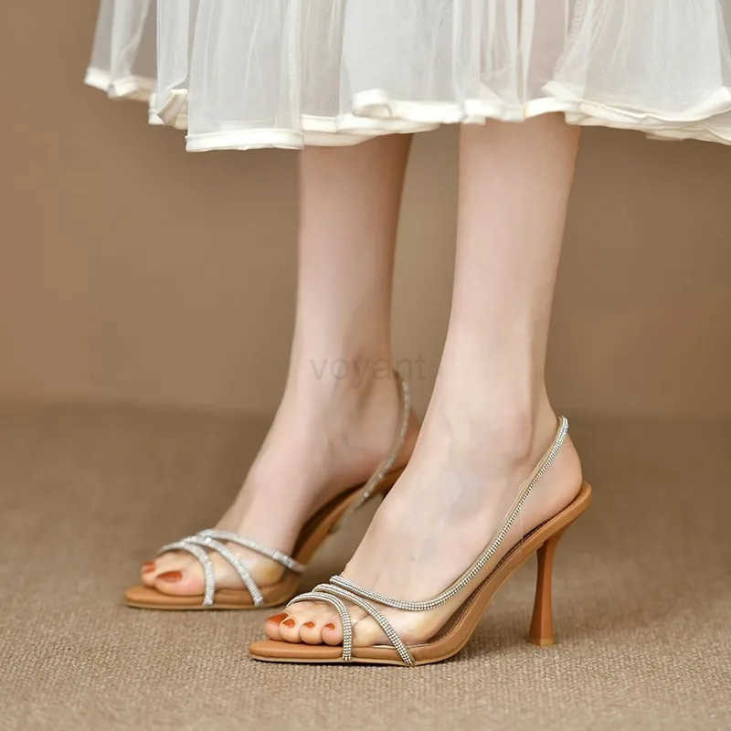 Wen Sandals 2024 New Fashion Casual Open Toe Shallow Sandals Solid Color High H Sandals Wen Plus Size Zapatos De Mujer Z250326