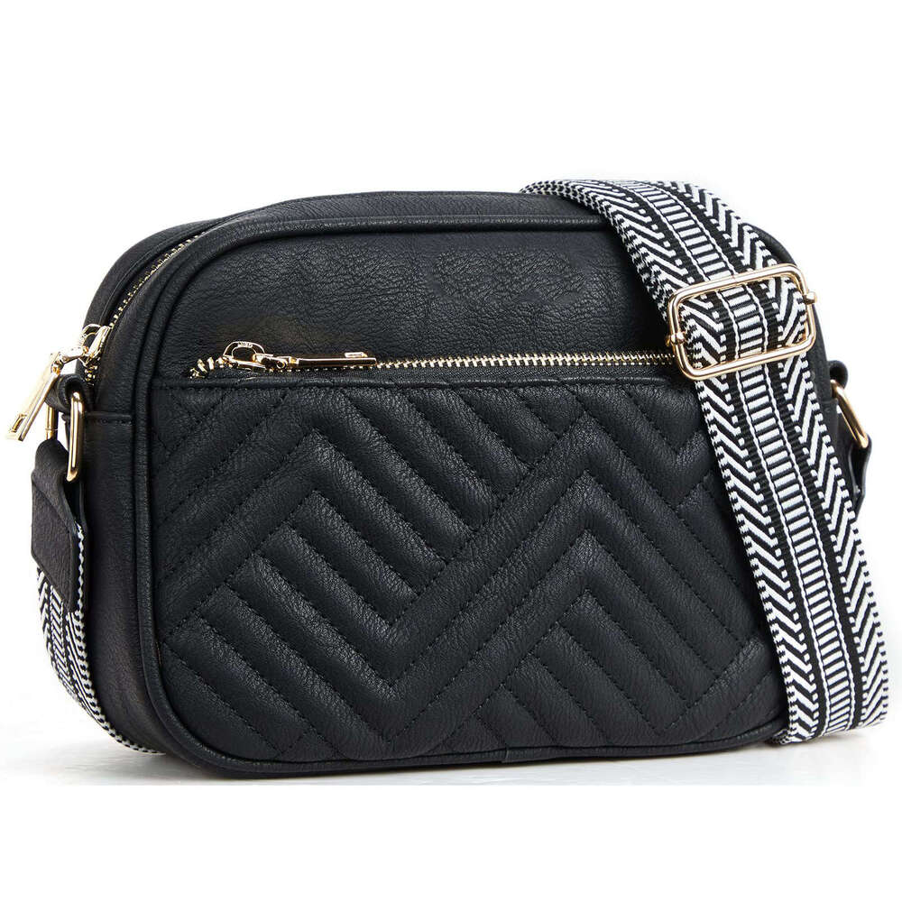 2024 New Crossbody Trendy Versatile Women's Small Square Bag Jacquard Shoulder Strap