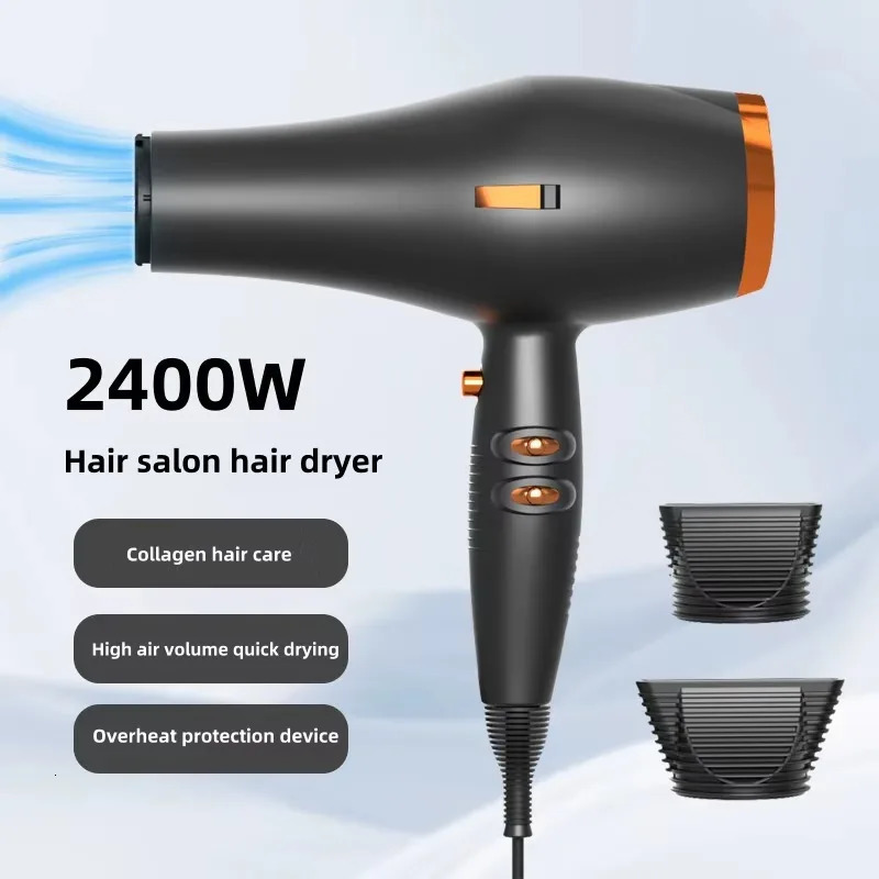 professional hair dryer high-speed hair dryer salon specific hair dryer 2400W high-power fast drying product 250320