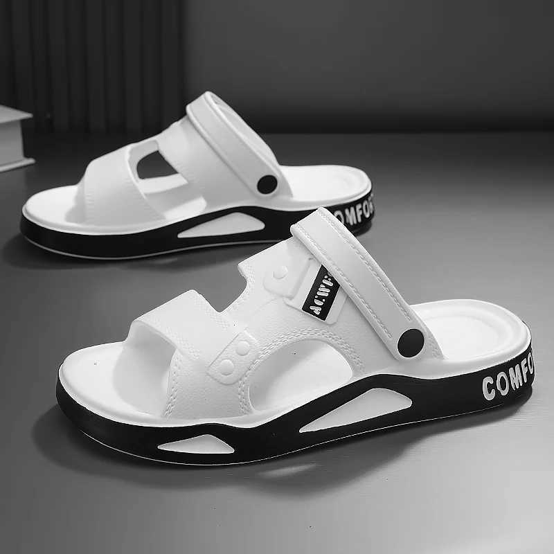 Mens EVA summer sandals dual-purpose casual sneakers wear-resistant beach shoes casual trend mens sandalsXJ250326