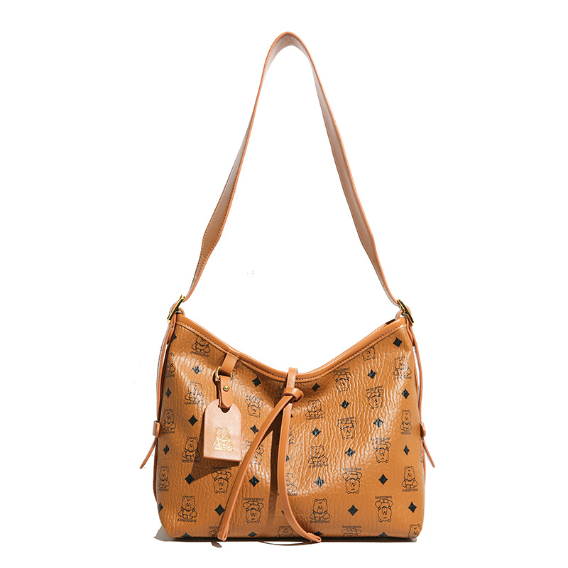 Free shipping 2025 designer bag Shoulder tote Bags For womans ladies flap brown lady handbag girl crossbody Underarm bag