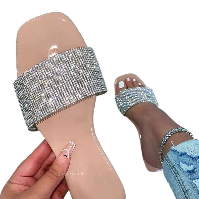 Summer Women Flip Ps Rhie Flat Sandals Ladies Slippers Shoes Female Round Toe Bg Sandalias Mujer 43