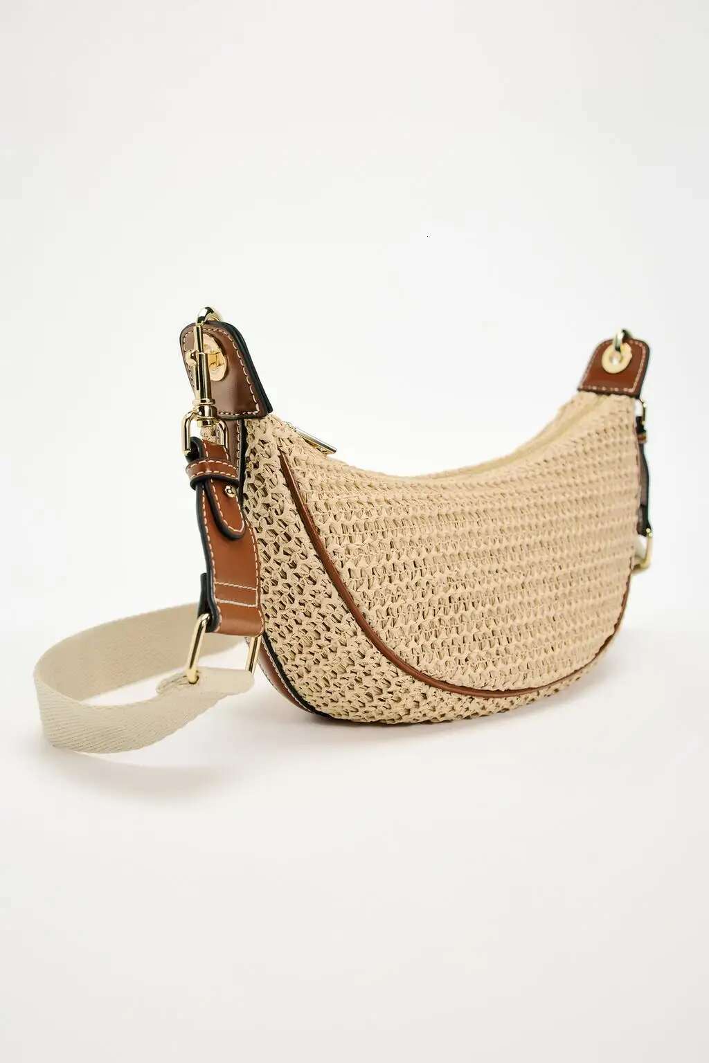 Ladies Summer Straw Crossbody Bag Beach Holiday Shopping Woven Shoulder Handbag Messenger Purses For Women Bags
