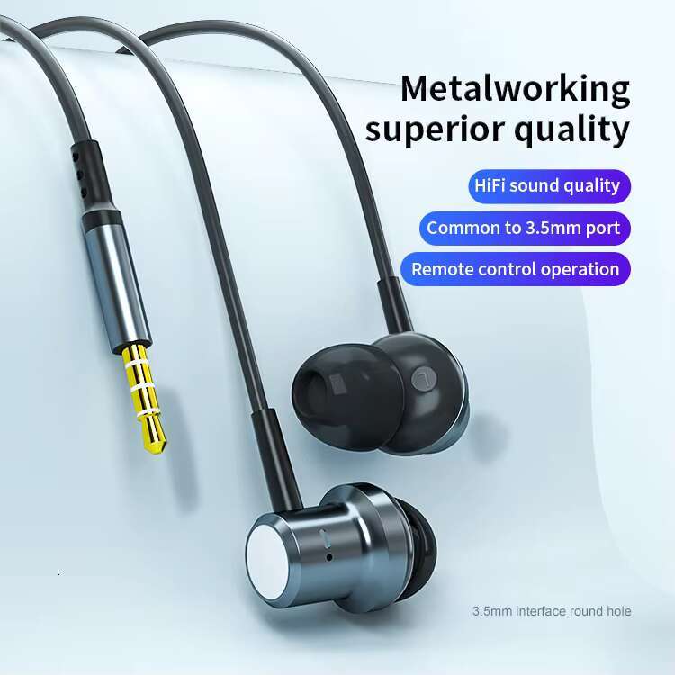 3.5mm wired earphones, gaming in ear hands-free earbuds