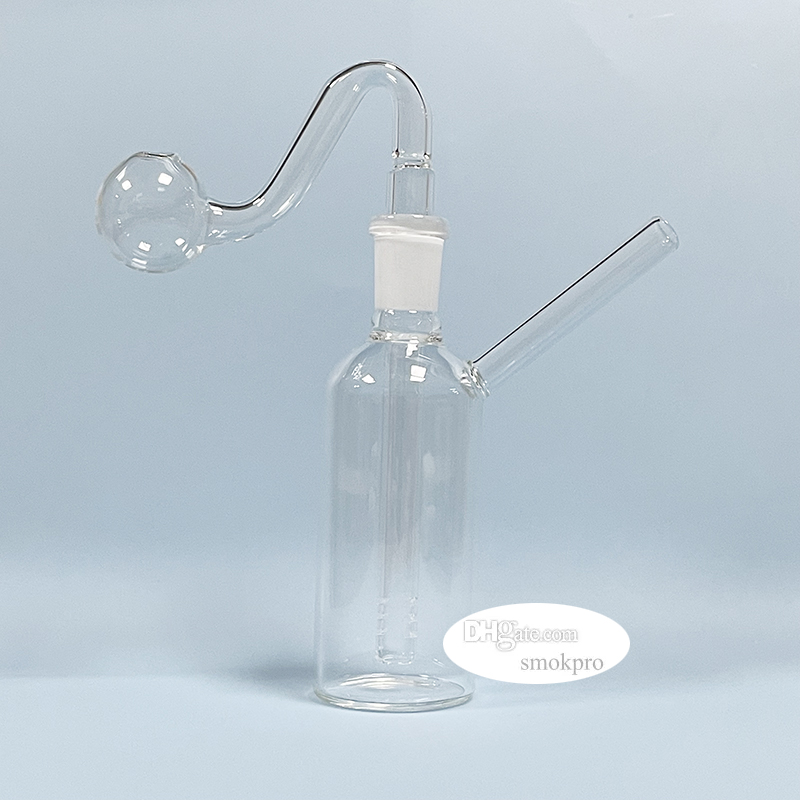Glass Oil Burner Bubbler Inner Perc Stem With 14mm Curved Replaceable Oil Burner Bowl Attachment