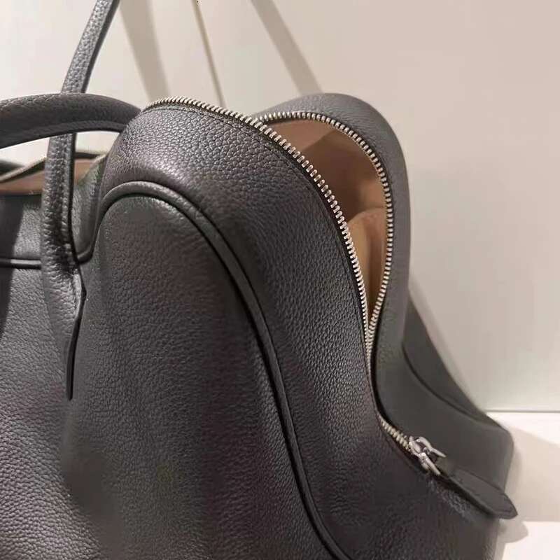 Genuine Leather Bowg Bags For Women Designer Handbags And Purses 2025 New In Cowhide Lychee Texture Underarm Shoulder