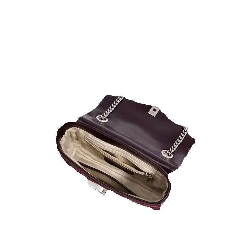 Vintage Genuine Leather Matte Underarm Small Shoulder Bags For Women 2025 Trend Designer Flap Crossbody Ladies Handbags Purses