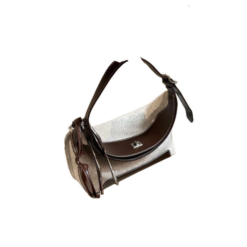Women's Bags Women's Bags Canvas Underarm For Women's Summer New Collection, Light Luxury, Niche, Premium, Commuter Handheld Box Bag