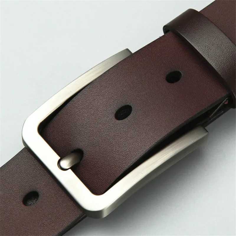 Mens PU leather alloy square buckle business casual belt mens famous brand luxury design jeans black brown mens waist belt W250326