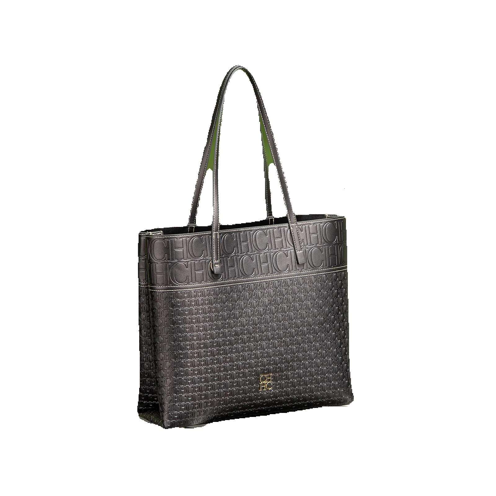 Fashionable Classic Retro Solid Color Bag Large Capacity PVC Material Women's New Single Shoulder Handbag
