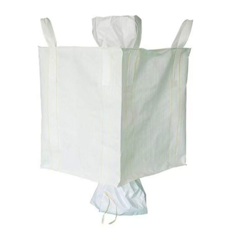 Wholesale Thickened White Ton Bag with Discharge Port for Bulk Storage