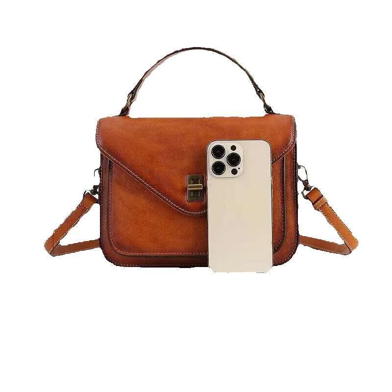 MOTAORA 2025 Trend Genuine Leather Women's Designer Shoulder Bag | Square Shape Handbag