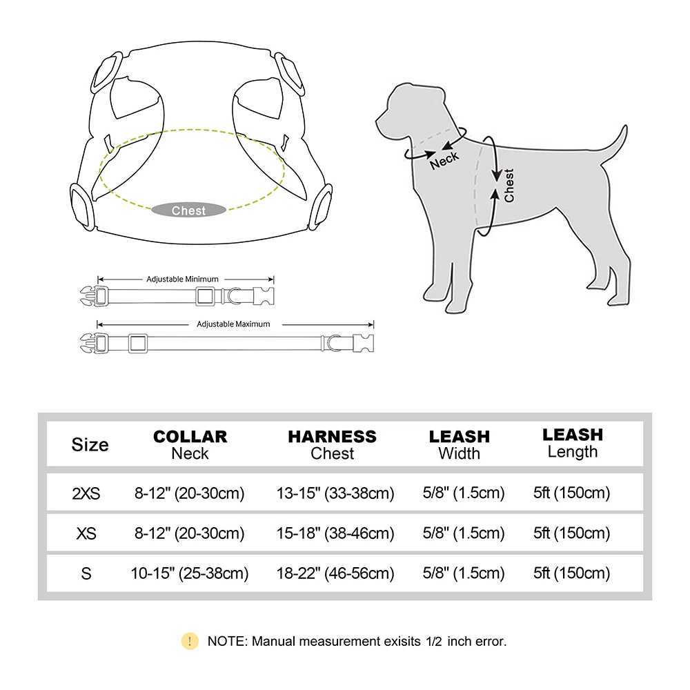 Nylon dog collar seat belt cute bow small dog collar adjustable pet collar vest with lead suitable for small and medium-sized dogs X250326