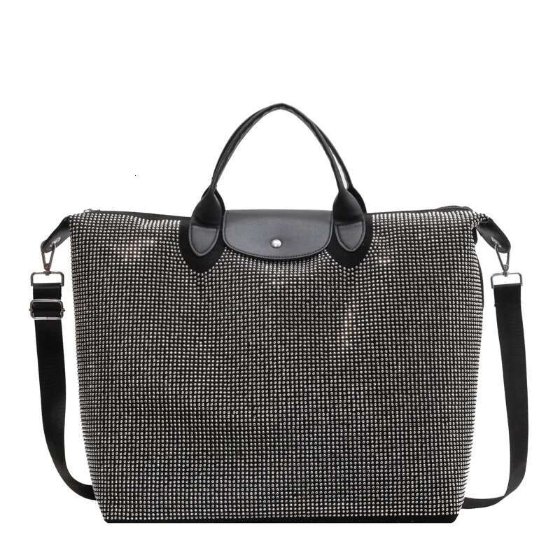 Fashion Rhie Shoulder For Women Large Capacity PU Leather Bg Crossbody Messenger Bags Designer Rivet Shopping Bag