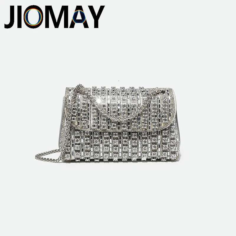 JIOMAY New Design Fashion Rhie Purse Designer Handbags Elegant And Versatile Purses For Women Evening Clutch Bag