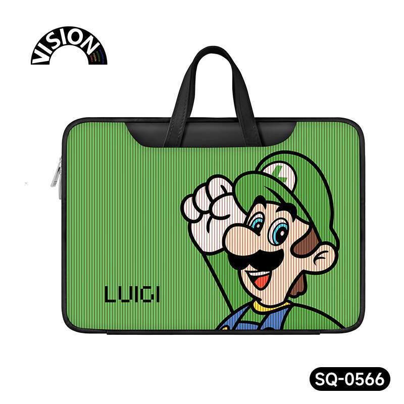 Laptop bag women's bag Super Mario laptop handheld suitable for Apple Book 15.6-inch women's computer professional protective cover