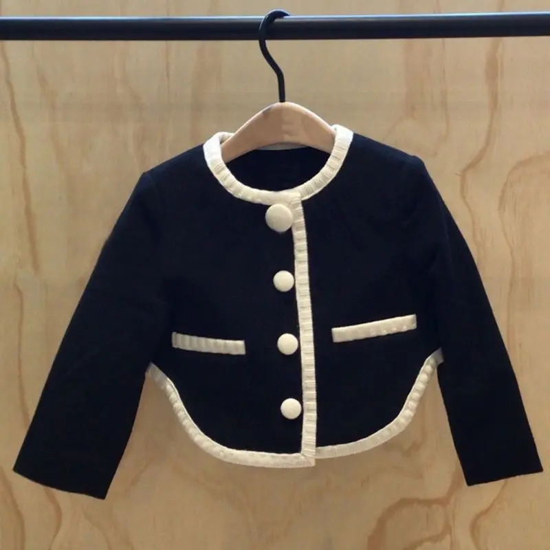2pcs Girls Tweed Sets Kids Winter Autumn Long Sleeves Princess Top and Skirt Birthday ed Uniform Party Cloth 1-10Ys 250325