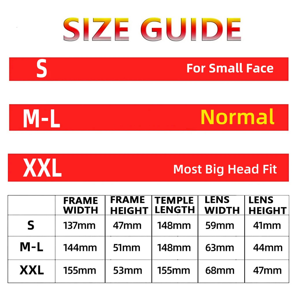 MAXJULI Polarized Big Sunglasses for Men Women with Big Heads UV 400 Protection 8125 250403