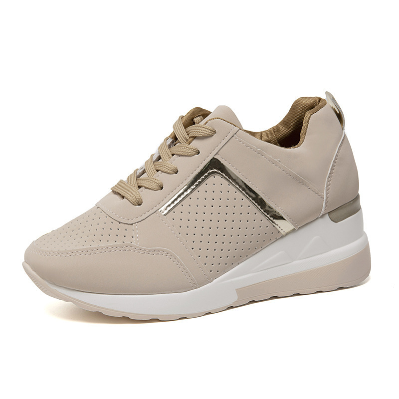 Light Luxury Designer Shoes 2025 Summer New Multi Functional Board Shoes Thick Bottom Slope Heel Casual Sports Mesh Women's Single Shoes Size 43 