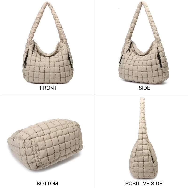 2025 Trend Crossbody For Women Quilted Shoulder Bag Lightweight Padding Cotton Puffy Handbag Hobo