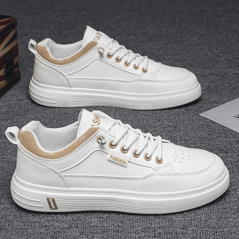 2025S New Trend Designer Men S New Spring Men S Breathable White Sports Leisure Board Shoes Versatile And Fashionable Trendy Shoes For One Foot On