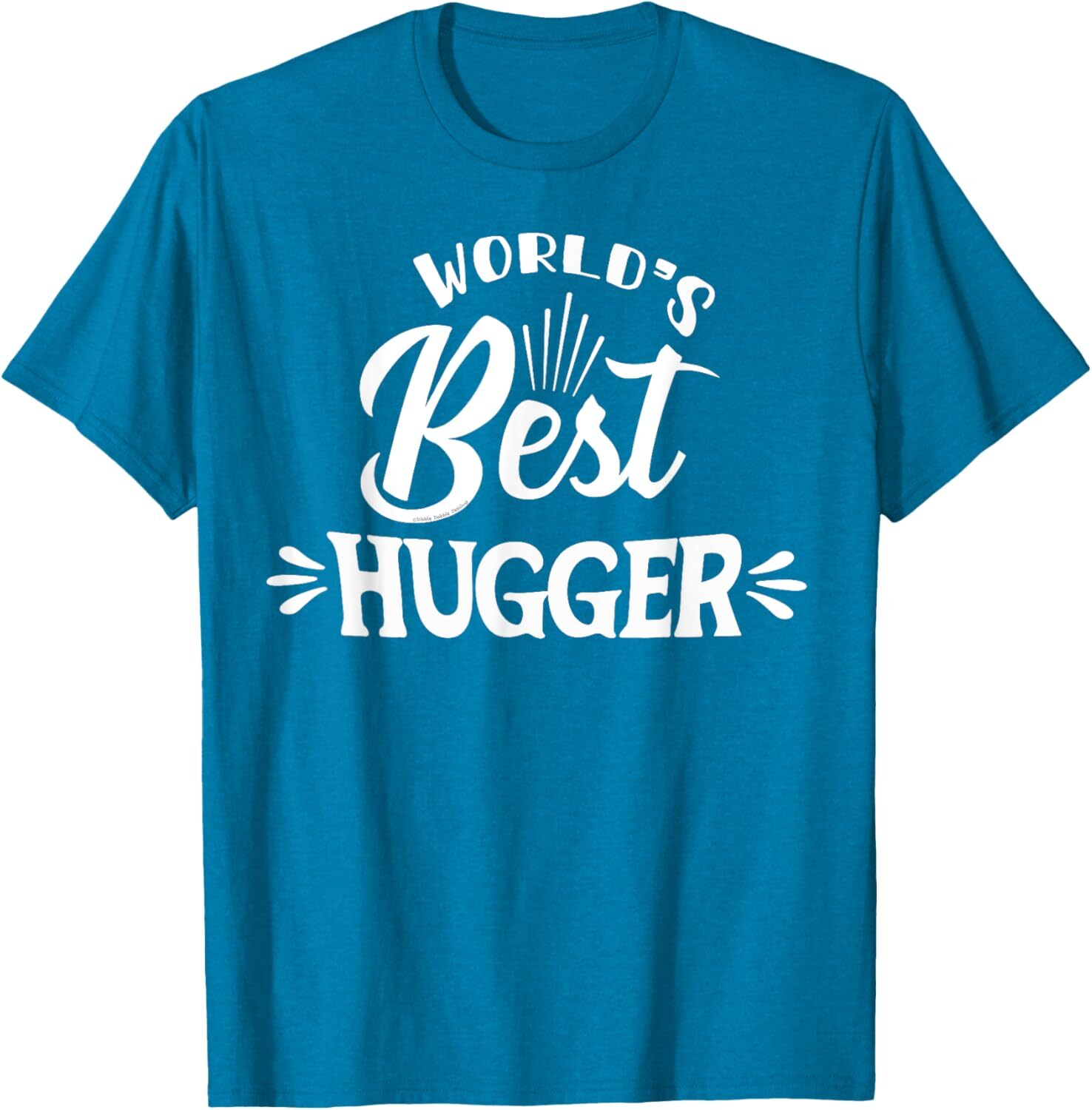 T shirt for Mens Worlds BEST Hugger for Mom Dad Grandma Grandpa-Worlds Best Graphic Tee Casual Tops Clothes Short sleeve
